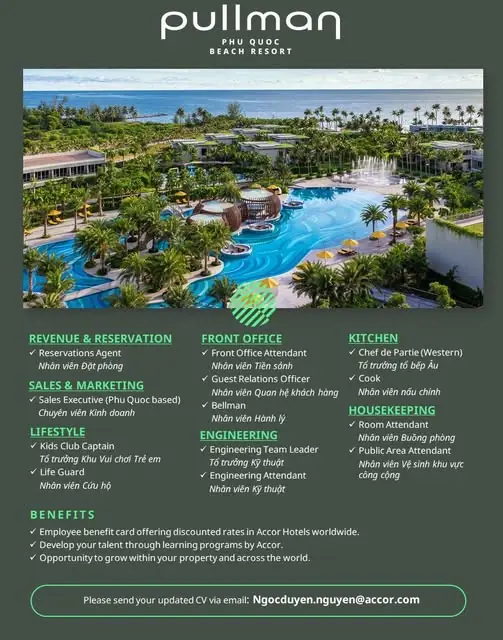 Various Position Pullman Phu Quoc