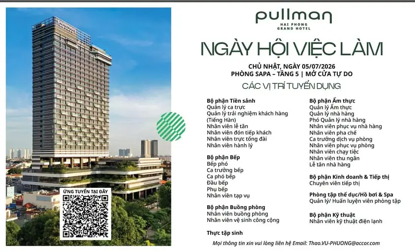Various Position Pullman Hai Phong