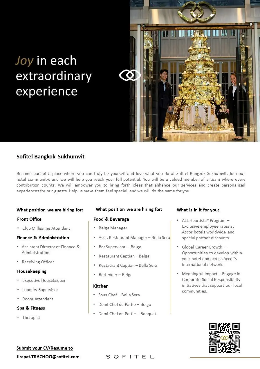 Various Position Sofitel BKK