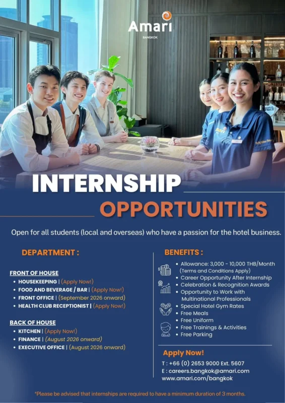 Internship Amari Bkk