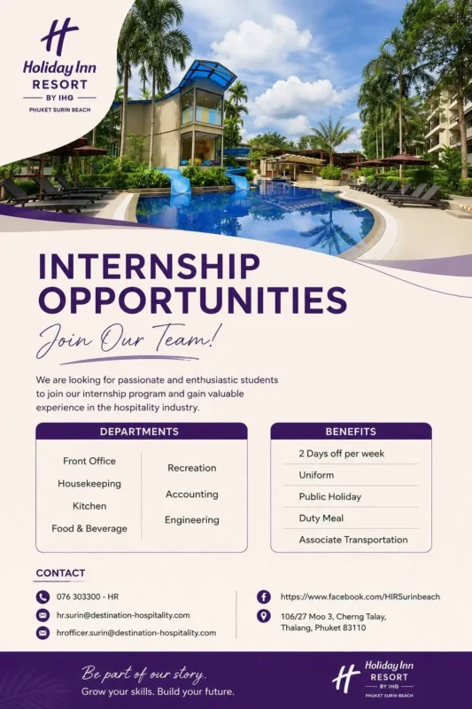 Internship Holiday Inn Phuket