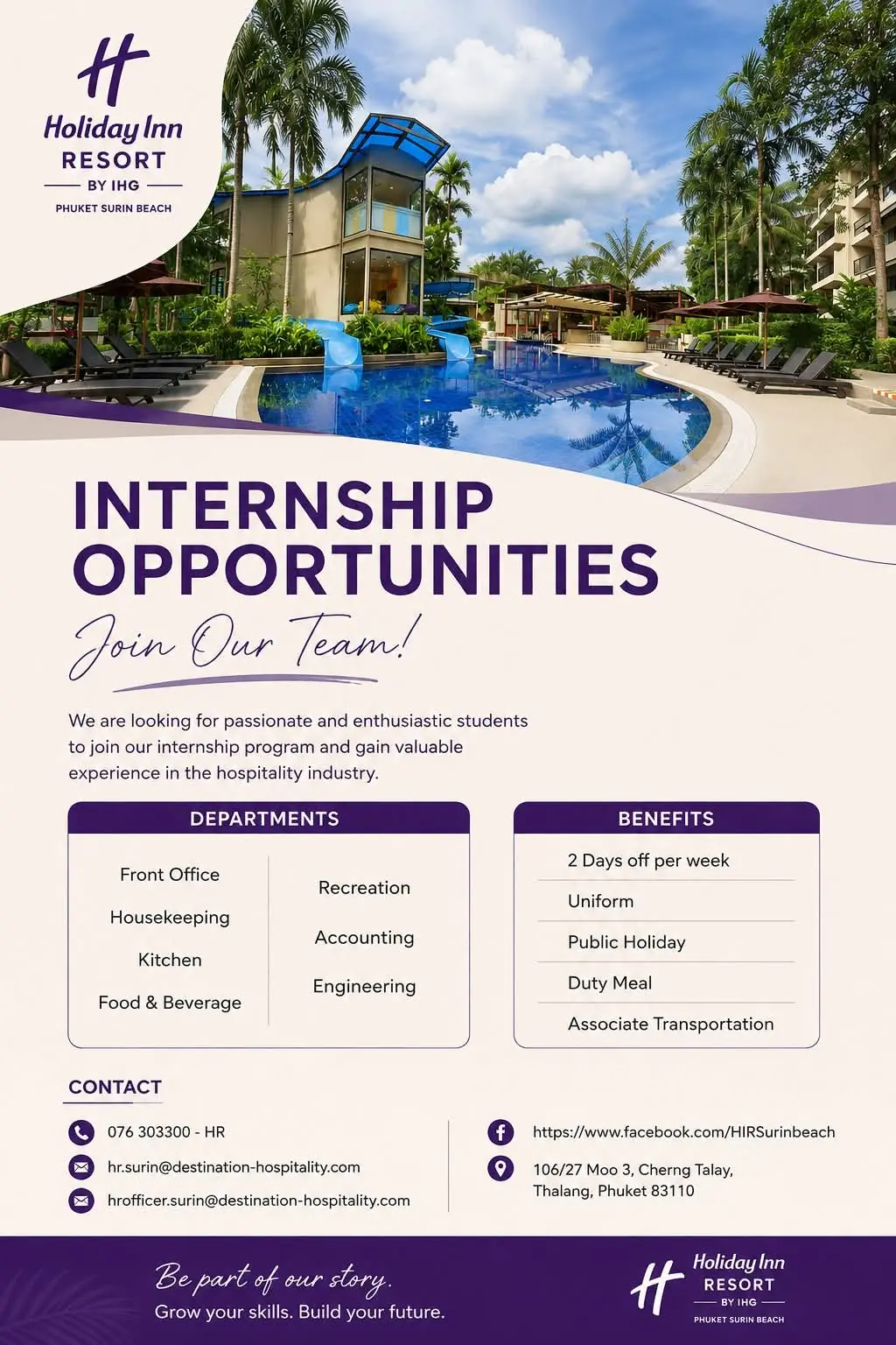Internship Holiday Inn Phuket
