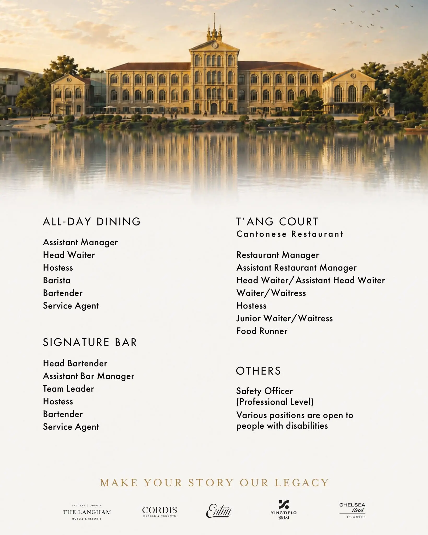 Various Position Langham Bkk 3