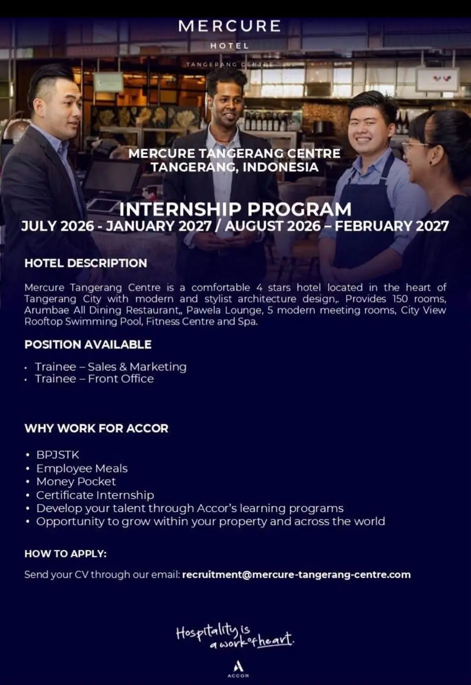 Internship Mercure Tangerang
