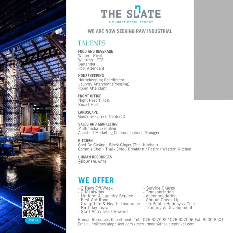Various Position The Slate Phuket