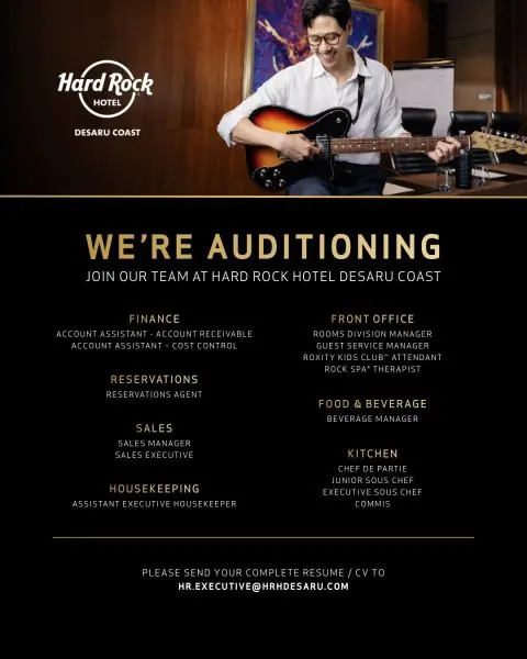 Various Position Hard Rock Desaru