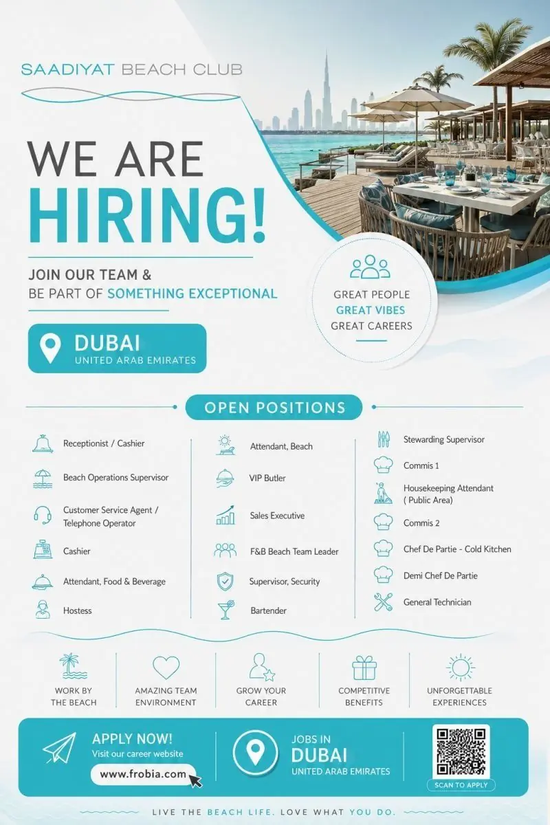 Various Position  Dubai