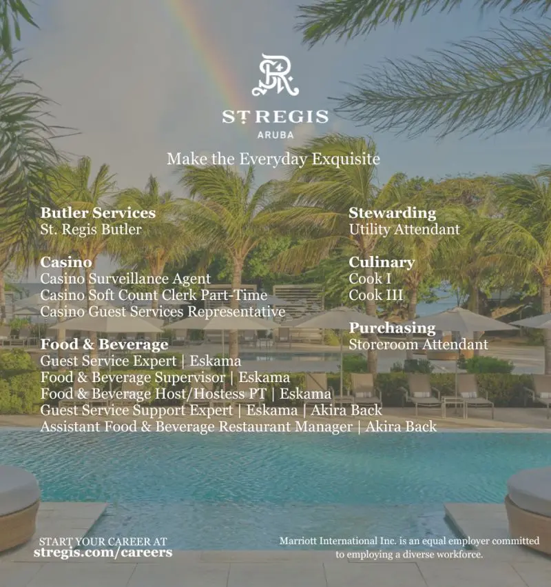 Various Position Ritz Aruba 1