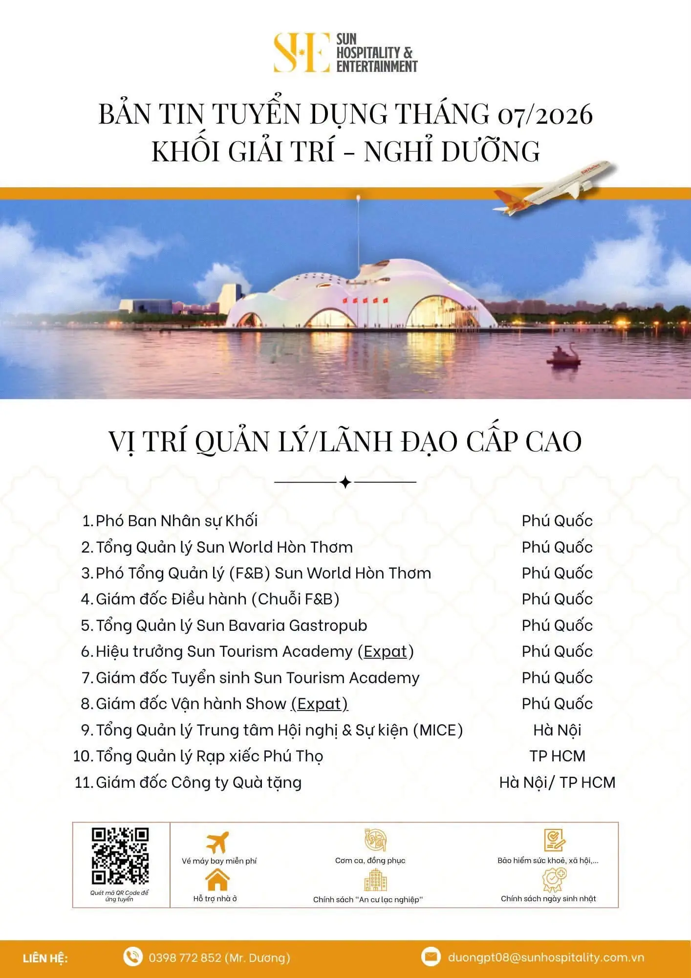 Various Position Ban Tin Tuyen