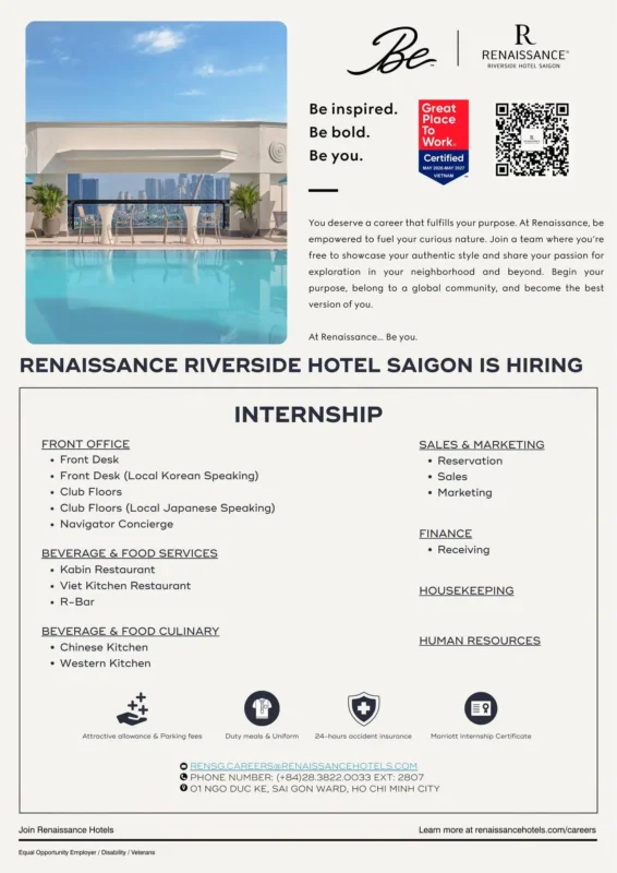 Internship Renaissance Saigon