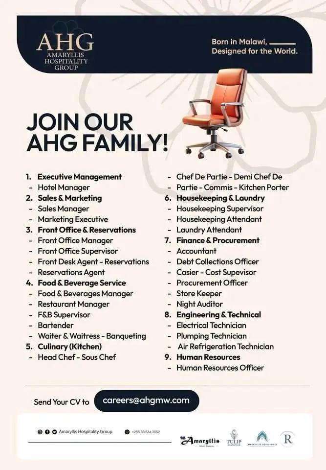 Various Position AHG Malawi