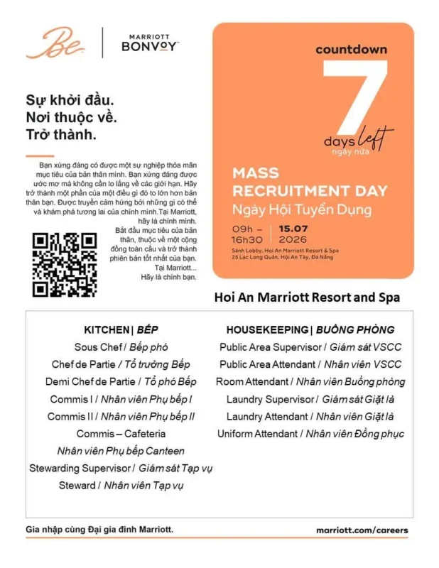 Jobs Fair Marriott Hoi An