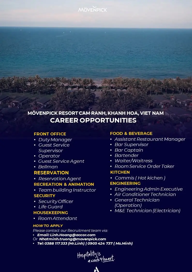 Various Position Movenpick Cam Ranh