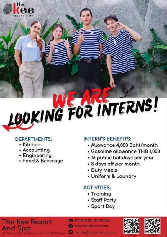 Internship Kee Resort