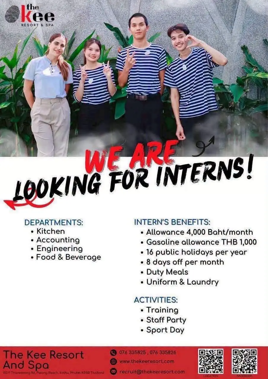 Internship Kee Resort