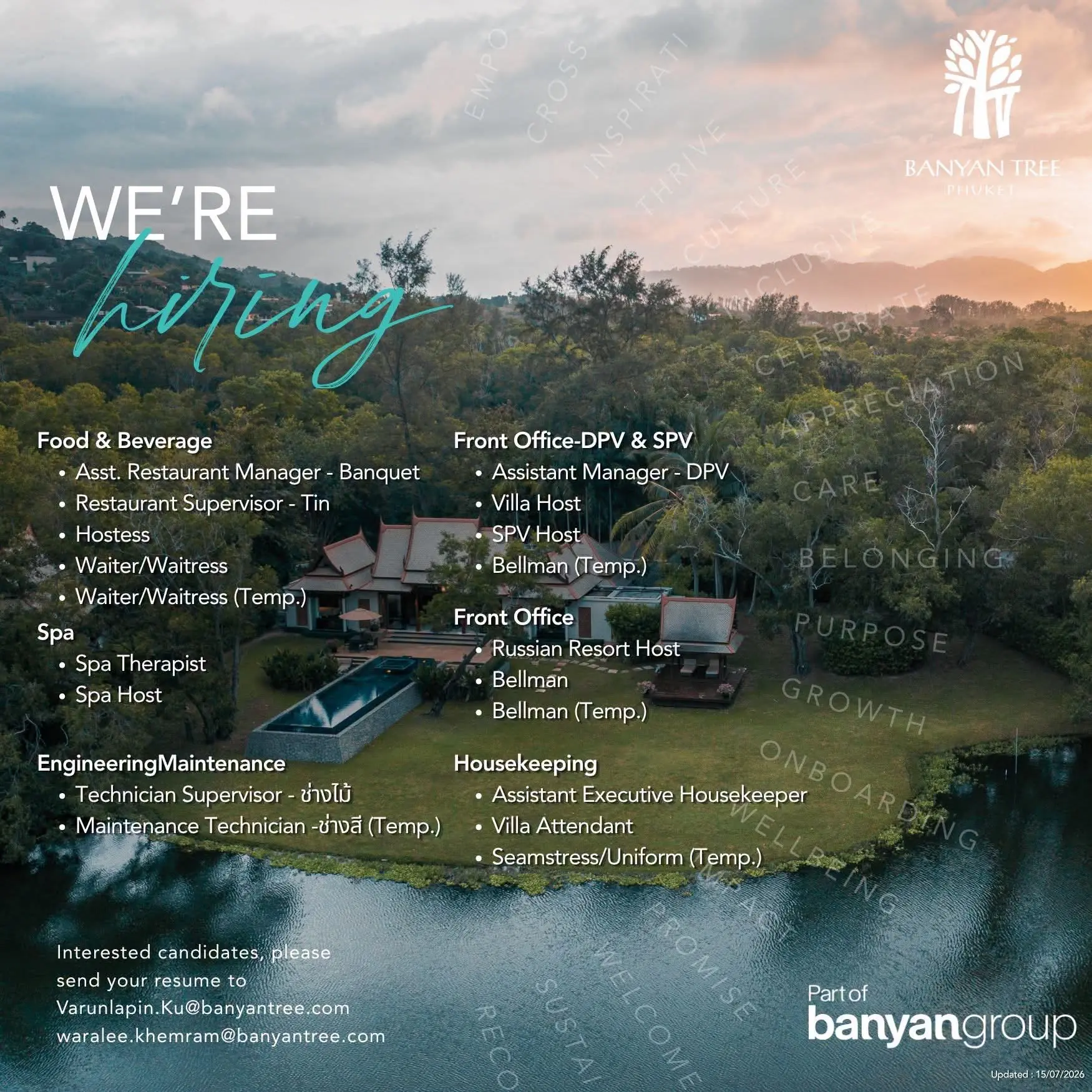 Various Position Banyan Phuket