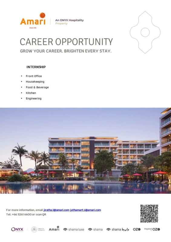 Internship  Amari Hua Hin