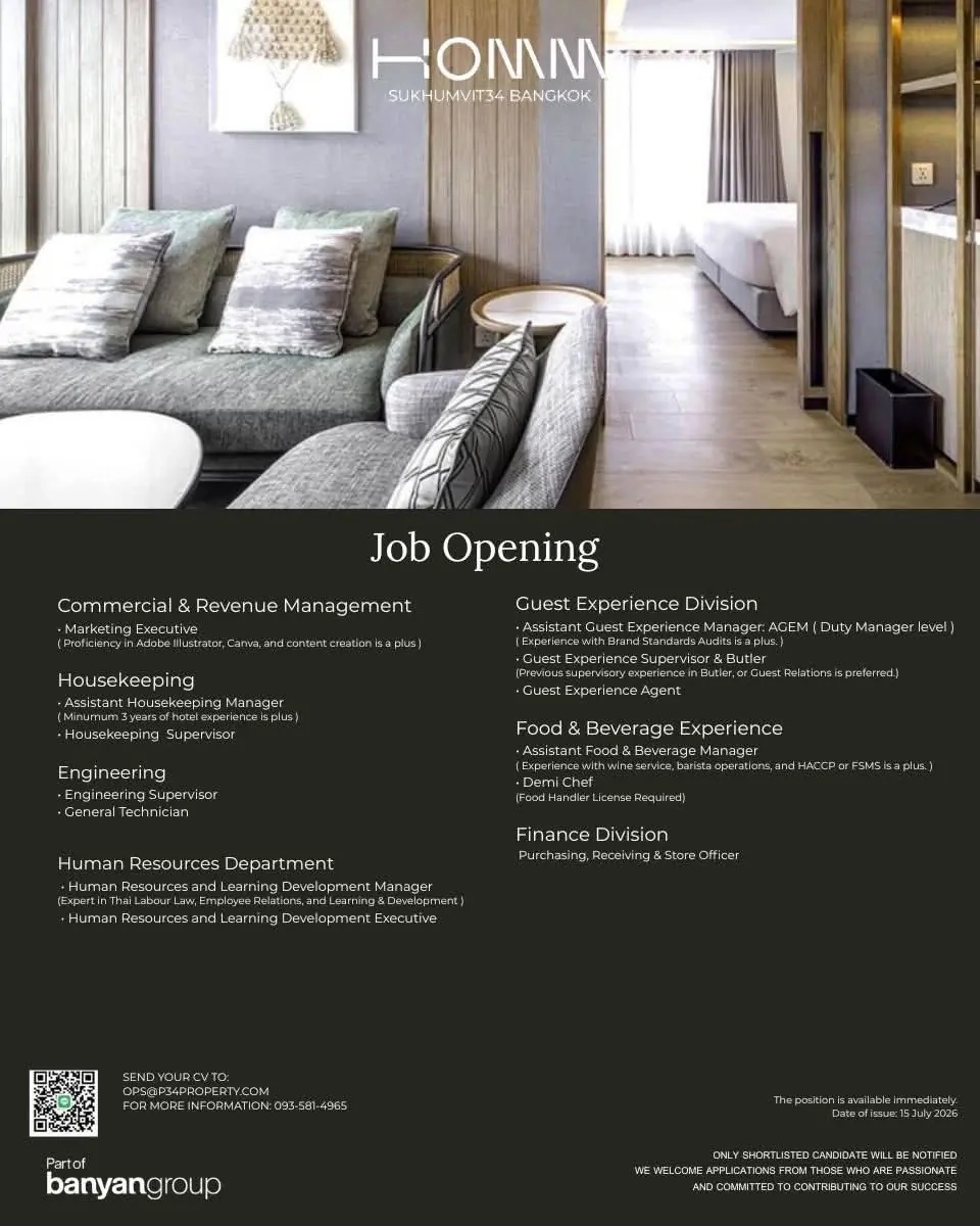 Various Position HOMM Bkk