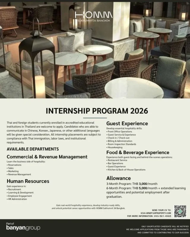 Internship Homm Bkk