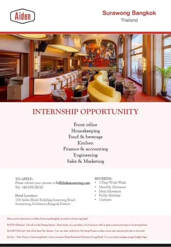 Internship Aiden BKK
