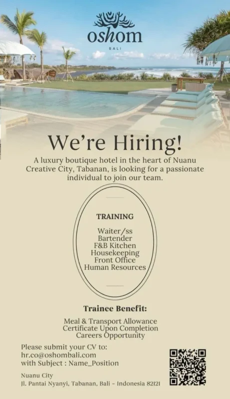 Internship Oshom Bali
