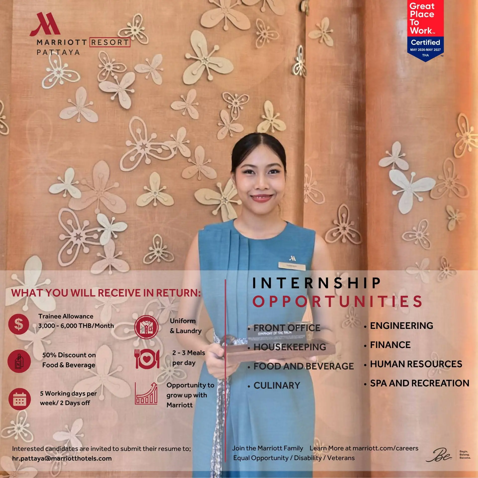 Internship Marriott Pattaya
