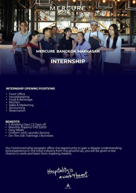 Internship Mercure BKK