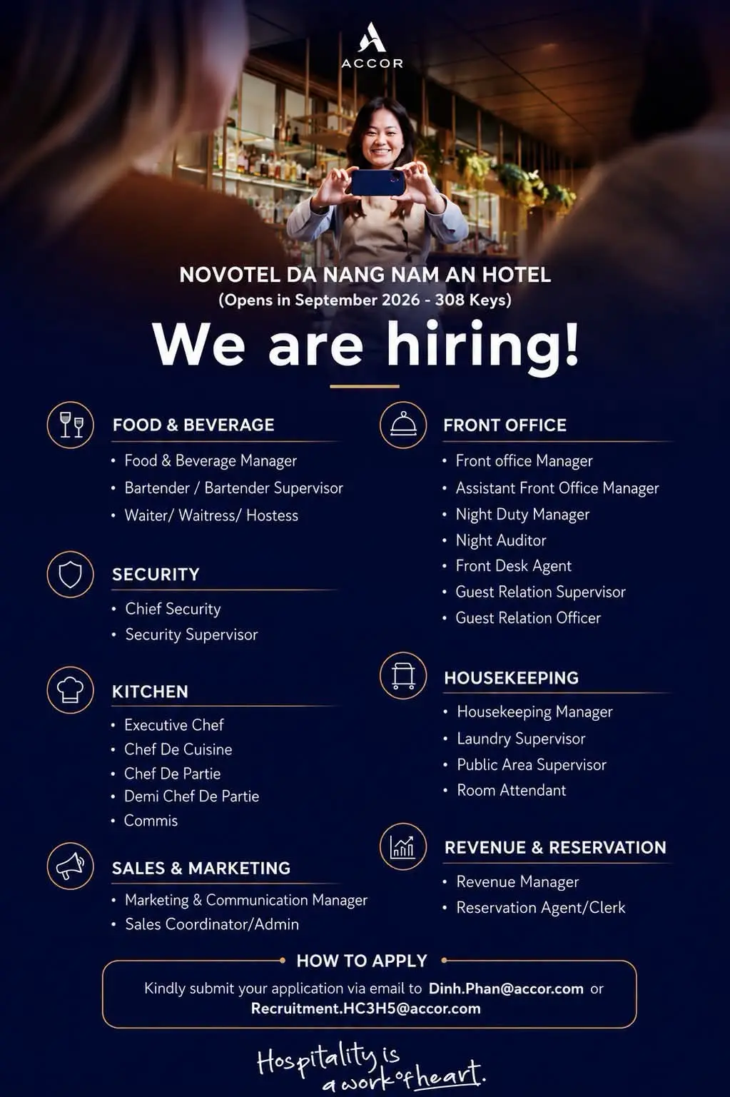 Various Position Novotel Danang 1