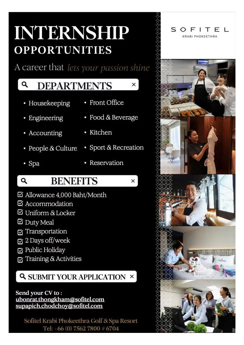 Internship Sofitel Krabi