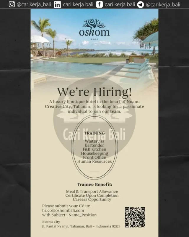 Internship Oshom Bali