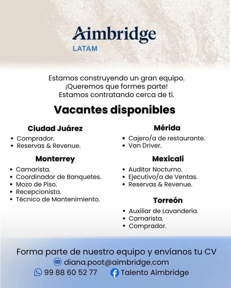 Various Position Latam Aimbridge
