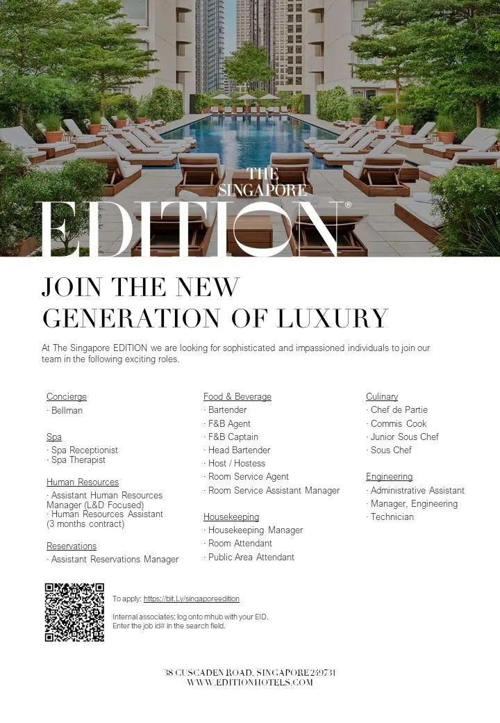 Various Position Edition Singapore