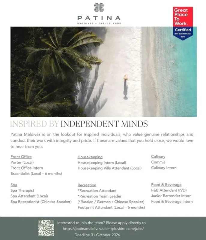 Various Position Patina Maldives