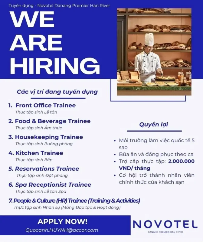 Internship Novotel Danang