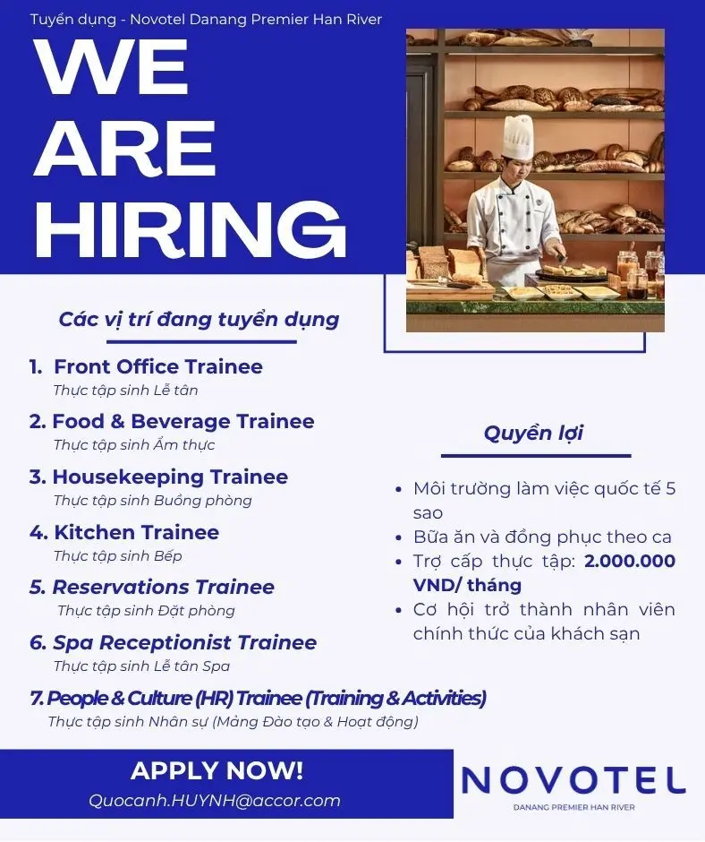 Internship Novotel Danang