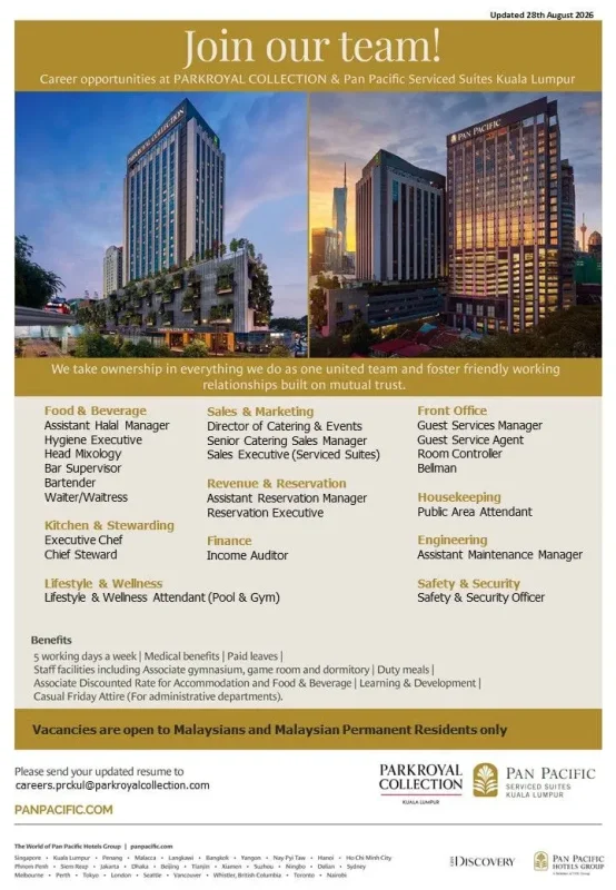 Various Position Park Royal KUL