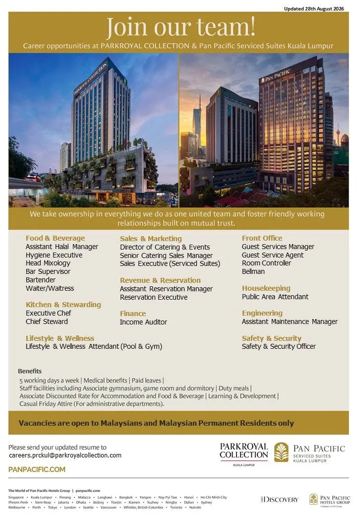 Various Position Park Royal KUL
