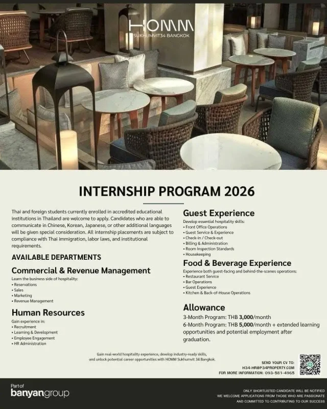 Internship Homm Bkk