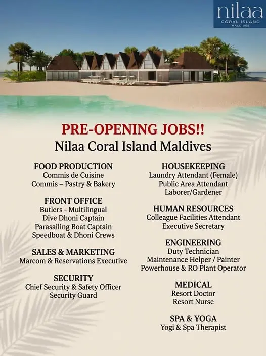 Various Position Nilla Maldives