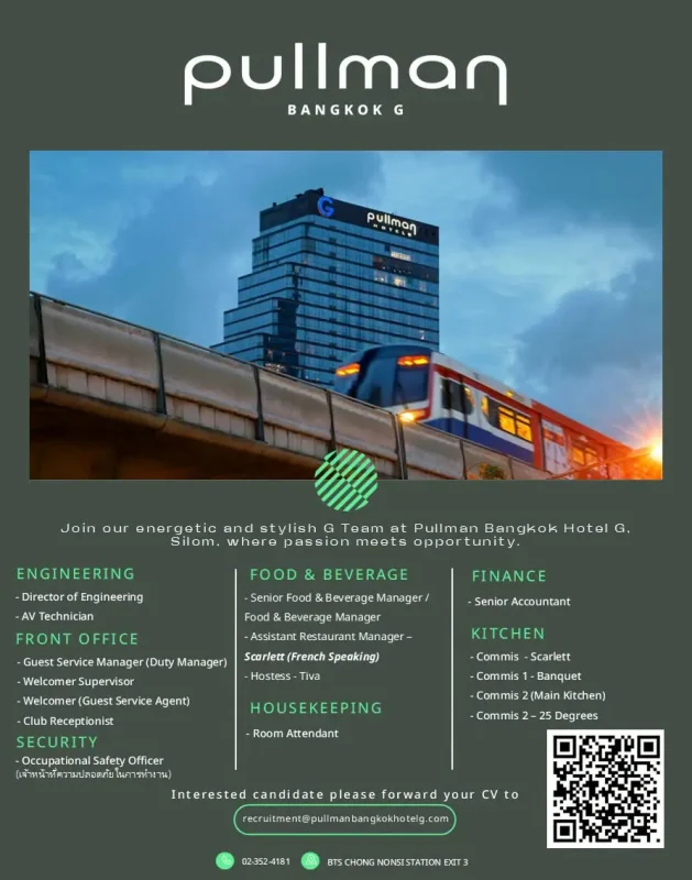 Various Position Pullman Bkk