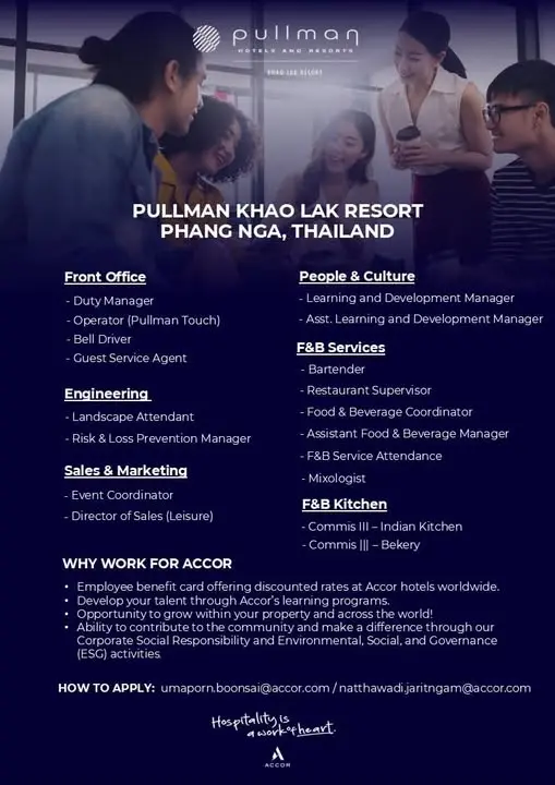 Various Position Pullman Khao Lak