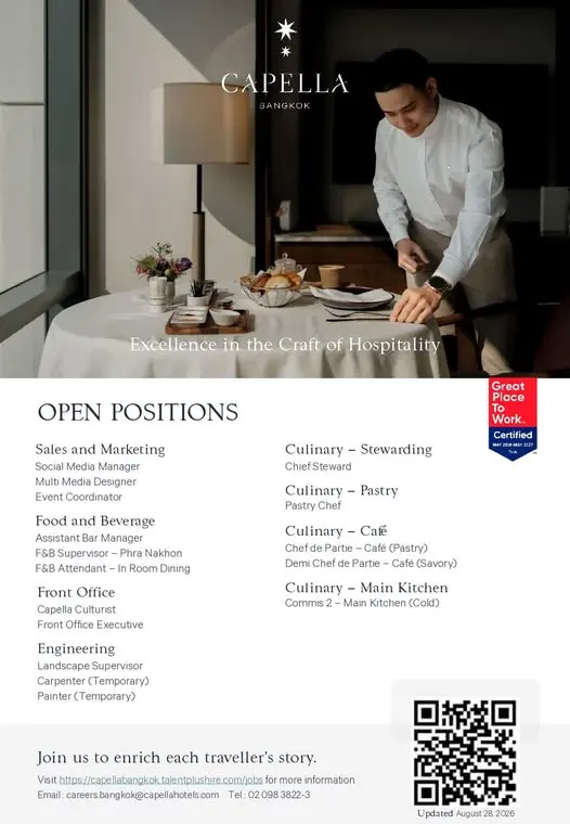 Various Position Capella Bkk