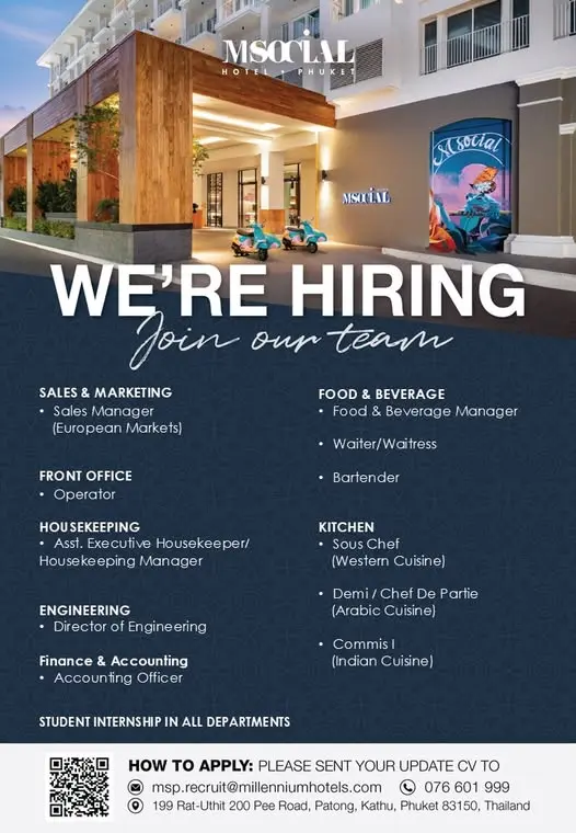 Various Position MSocial Phuket
