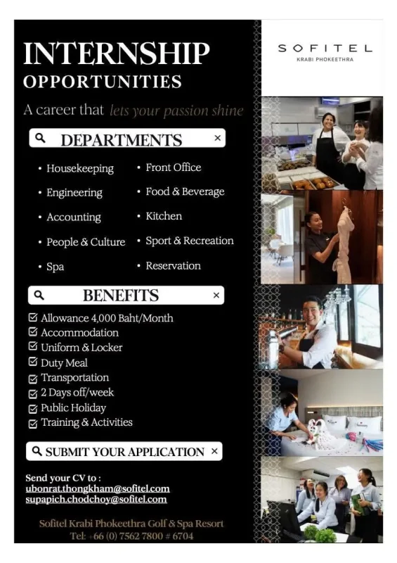 Internship Sofitel Krabi