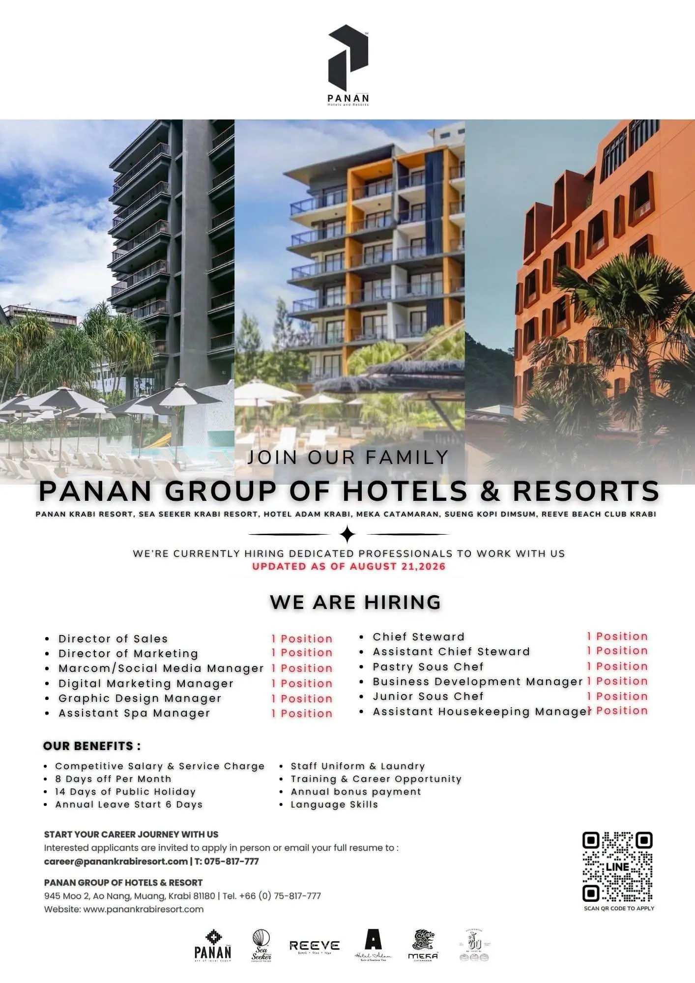 Various Position Panan Group