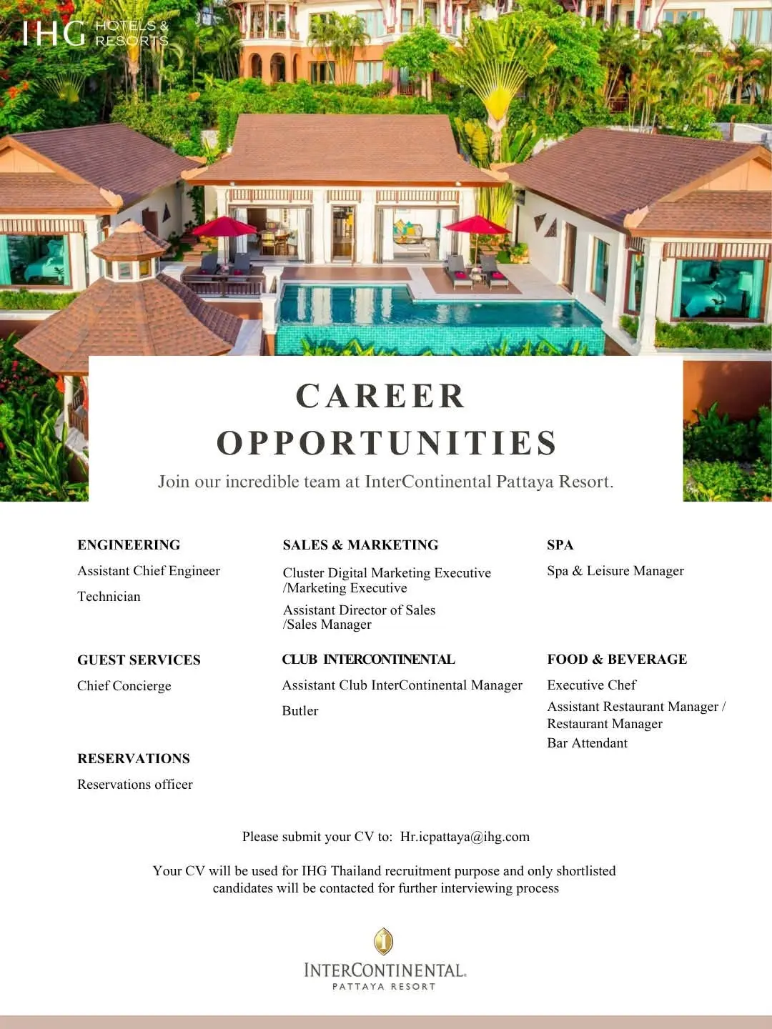 Various Position IC Pattaya