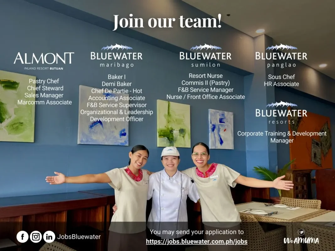Various Position Bluewater Philippines