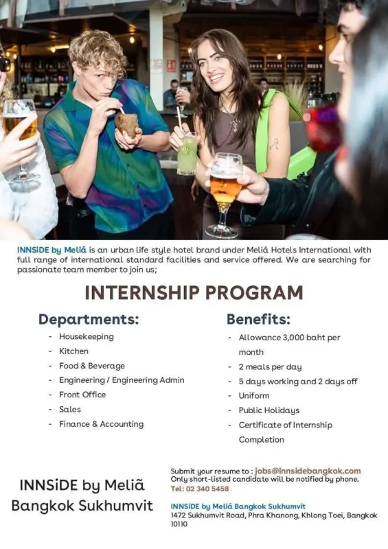 Internship Innside Bkk