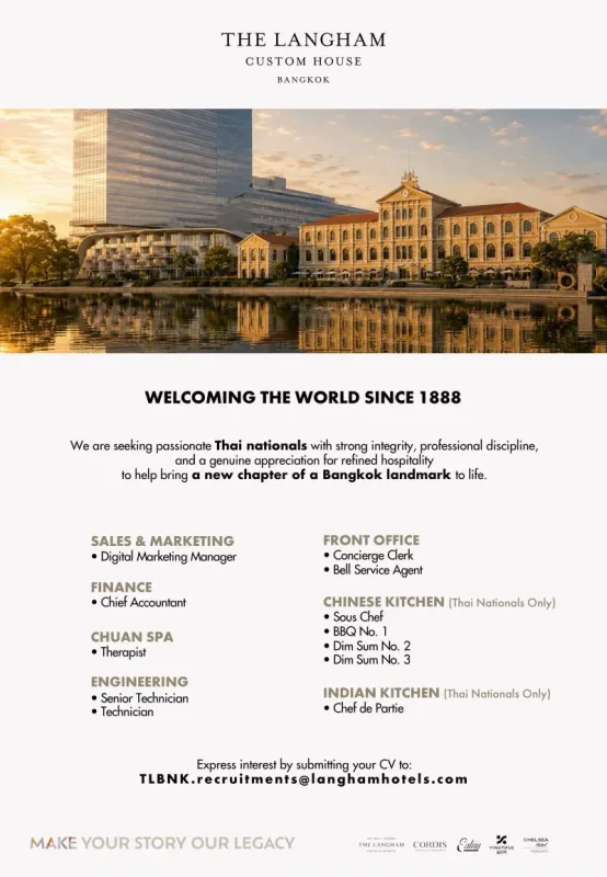 Various Position The Langham BKK