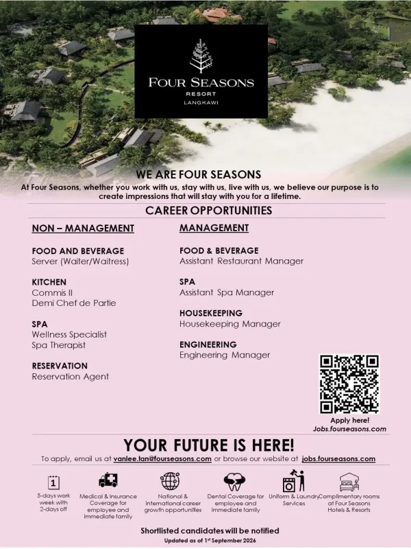 Various Position Four Seasons Langkawi